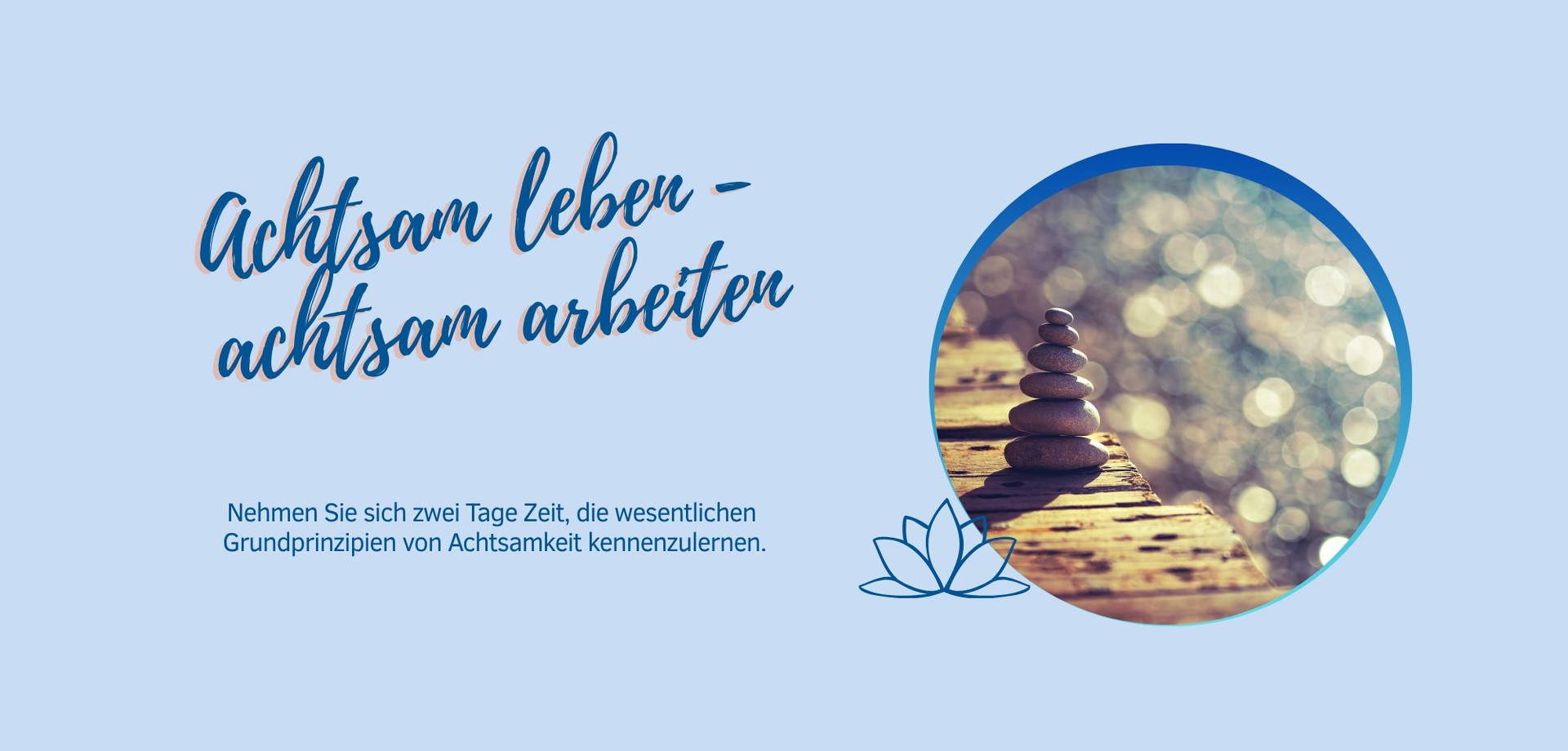 Foto achtsam leben