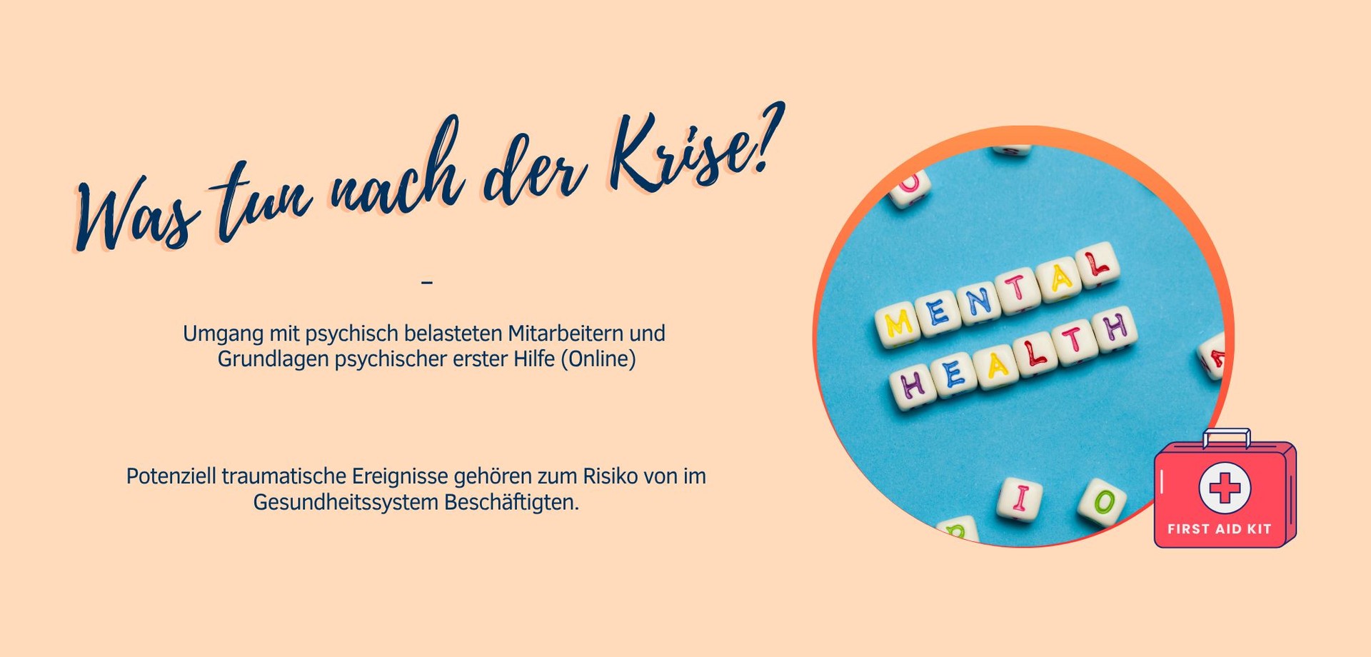Foto was tun nach der Krise