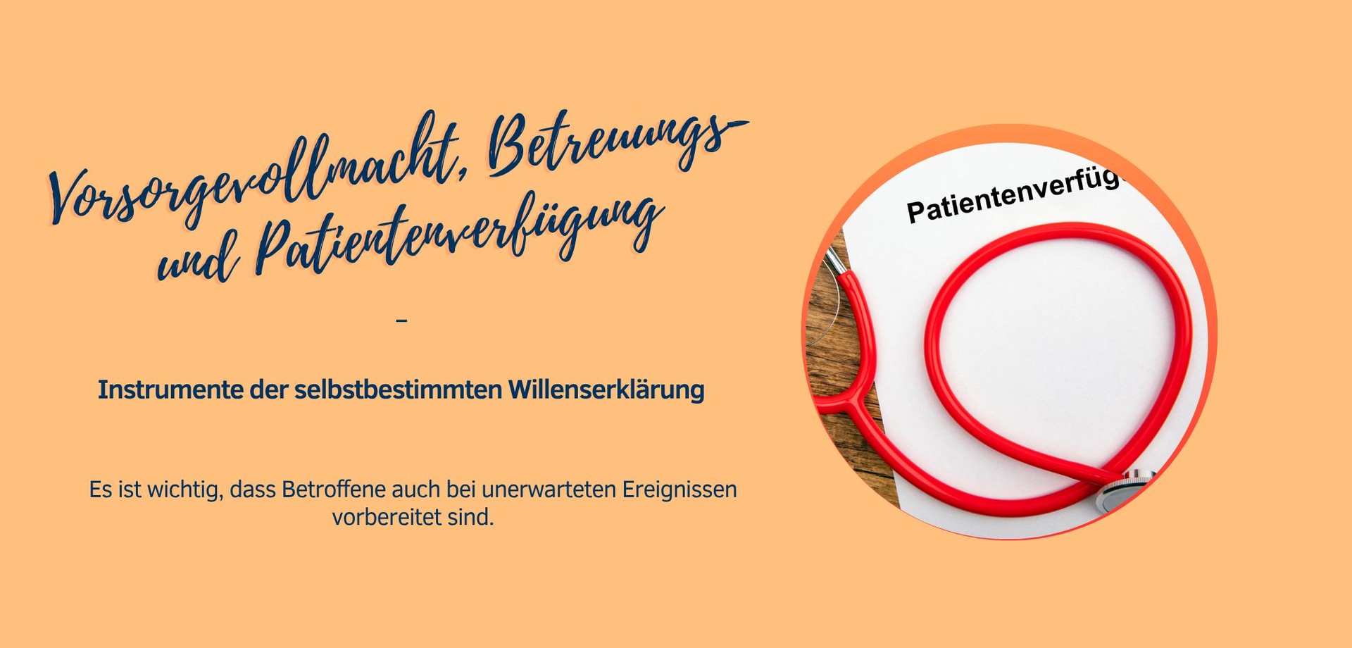 Foto Vorsorgevollmacht
