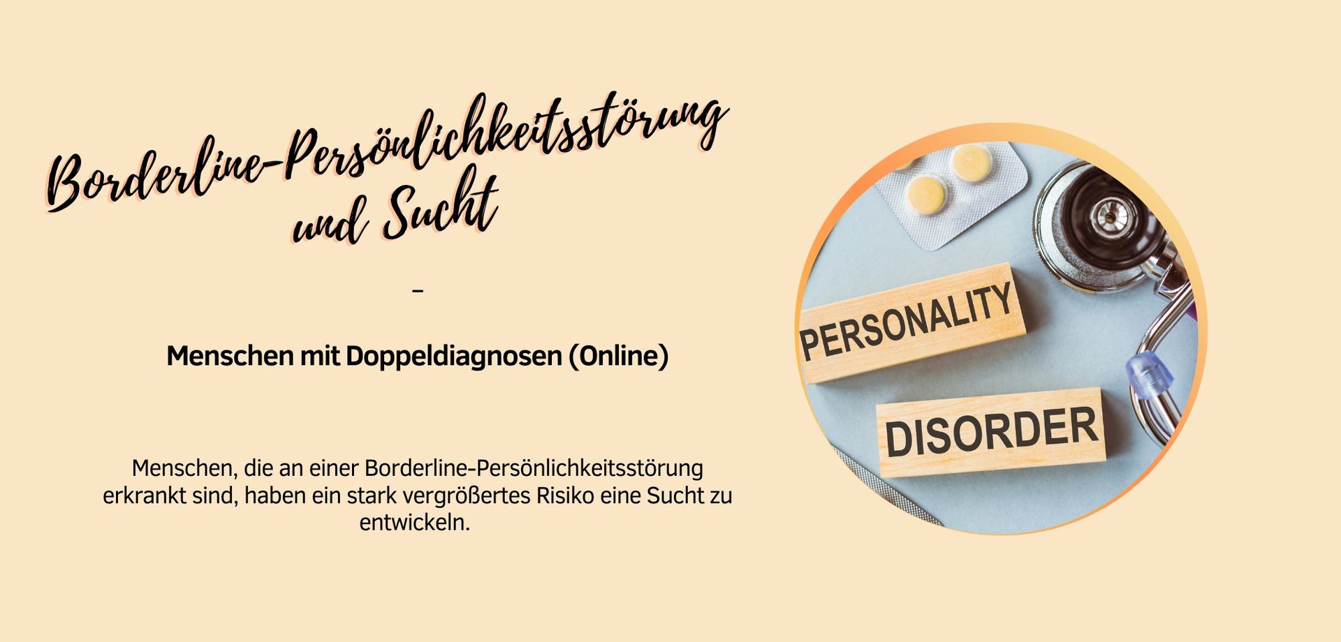 Foto Borderline und Sucht