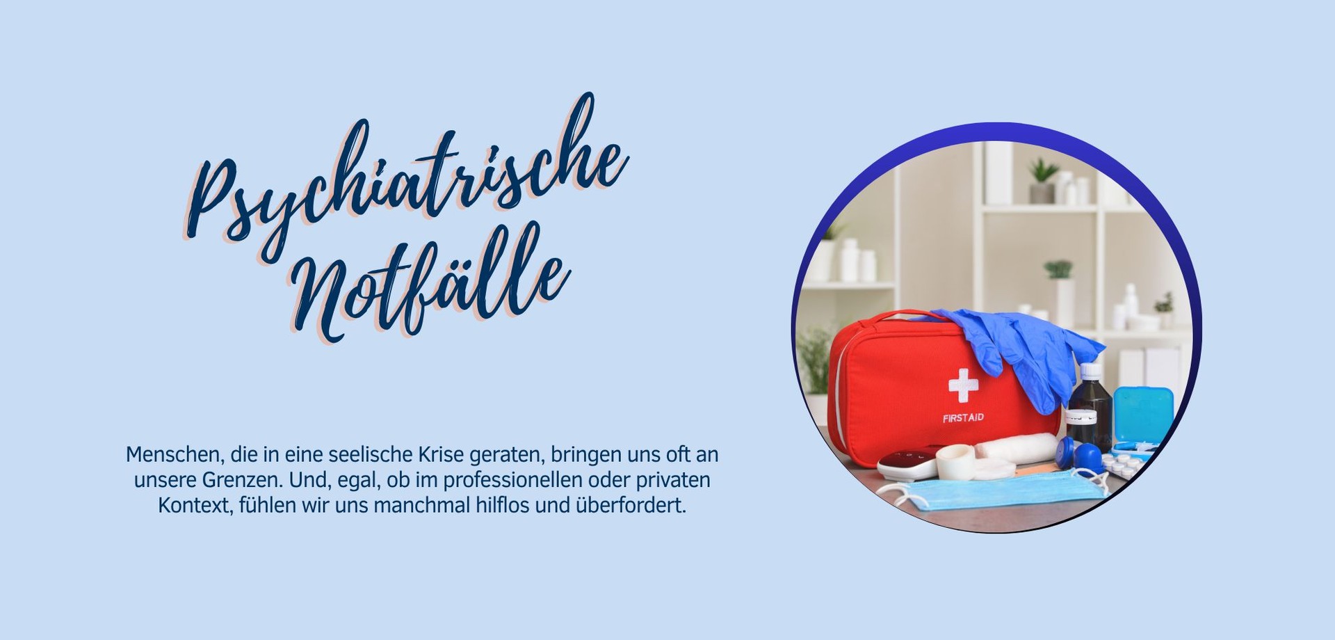 Foto Psychiatrische Notfälle
